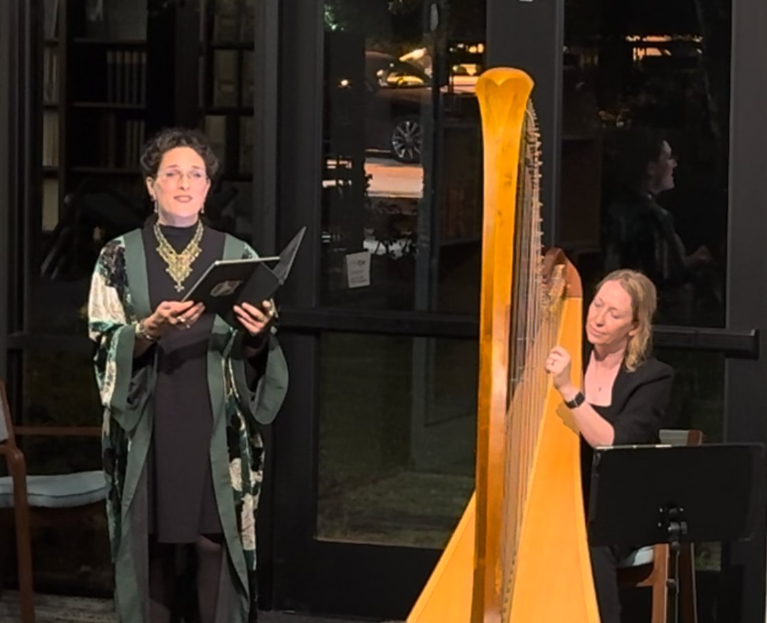 Laura Huxley — Audrey Babcock with Alison Bjorkedal, harp